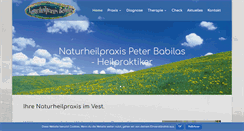 Desktop Screenshot of heilpraktiker-babilas.de